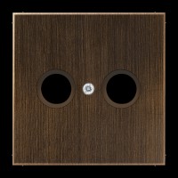Панель розетки TV+R JUNG ME2990TVAT латунь Antik