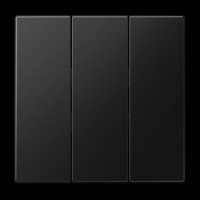 Кнопка 3-я JUNG LS993BFSWM чорний графіт матовий
