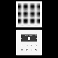 Смарт радіо DAB+ Bluetooth, моно JUNG DABLS1BTWW білий