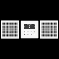 Смарт радіо DAB+ Bluetooth, стерео JUNG DABLS2BTWW білий