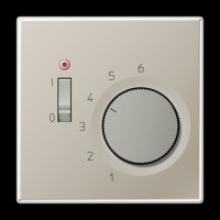 Кімнатний термостат «1-підлога. контакт», 230V / 1Н.З JUNG TRES231 Edelstahl