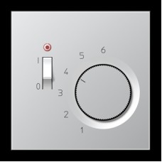 Комнатный термостат «1-пол. контакт», 230V / 1Н.З JUNG TRAL231 Алюминий
