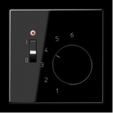 Комнатный термостат «1-пол. контакт», 230V / 1Н.З JUNG TRLS231SW черный
