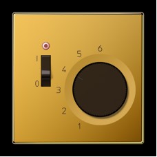 Комнатный термостат «1-пол. контакт», 230V / 1Н.З JUNG TRLS231GGO Золото