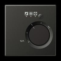 Гігростат (датчик вологості) 230V (20... 95 %) JUNG AL5201HYGAN Антрацит