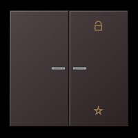Центральна плата (клавіша) JUNG AL1700D Dark