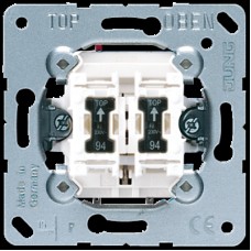 Механизм 2-кл. кнопки, без фиксации с подсветкой 535U5 JUNG (пруж.клеммы)