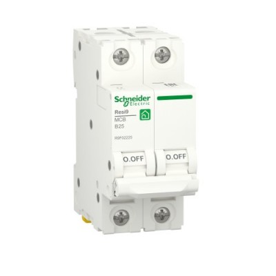 Автоматический выключатель 2P, 25 A, B, 6kA Schneider Electric Resi9