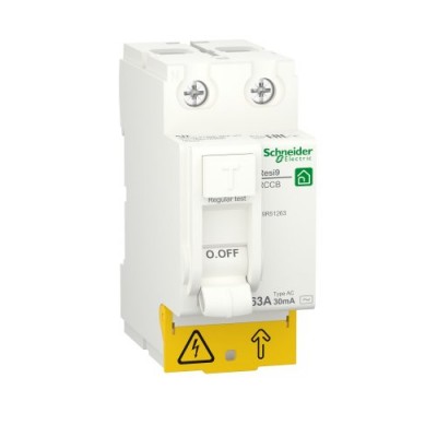 Выключатели дифференциального тока Resi9 Schneider Electric 2P, 63A/0,03 AC