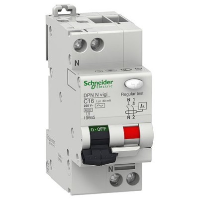 Диференціальний автомат Schneider Electric Acti9 - iDPN N VIGI 1P+N, С20/0,03A AC