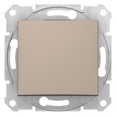 Выключатель 1-клавишный цвет титан «Sedna» SDN0100168