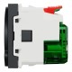 Розетка з з/к + USB C, 10,5 Вт, 2 модулі, New Unica NU301754, антрацит
