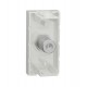 Розетка Coaxial F-type, 1-мод., Unica New NU346818 білий