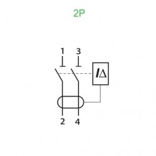 Вимикачі диференціального струму Resi9 Schneider Electric 2P, 40A/0,1AC