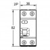 Дифреле "Easy9" 1-фазне, 63 Ампера / 30mA, тип "AC"