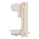 Лицевая панель RJ45 KEYSTONE/SYSTIMAX 1-мод., Unica New бежевый
