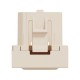 Лицевая панель RJ45 KEYSTONE/SYSTIMAX 1-мод., Unica New бежевый