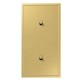 Центральна плата з двома одиночними перемикачами, вертик. 