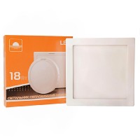 Світильник точковий врізний ЄВРОСВІТЛО 18Вт квадрат LED-S-225-18 4200К